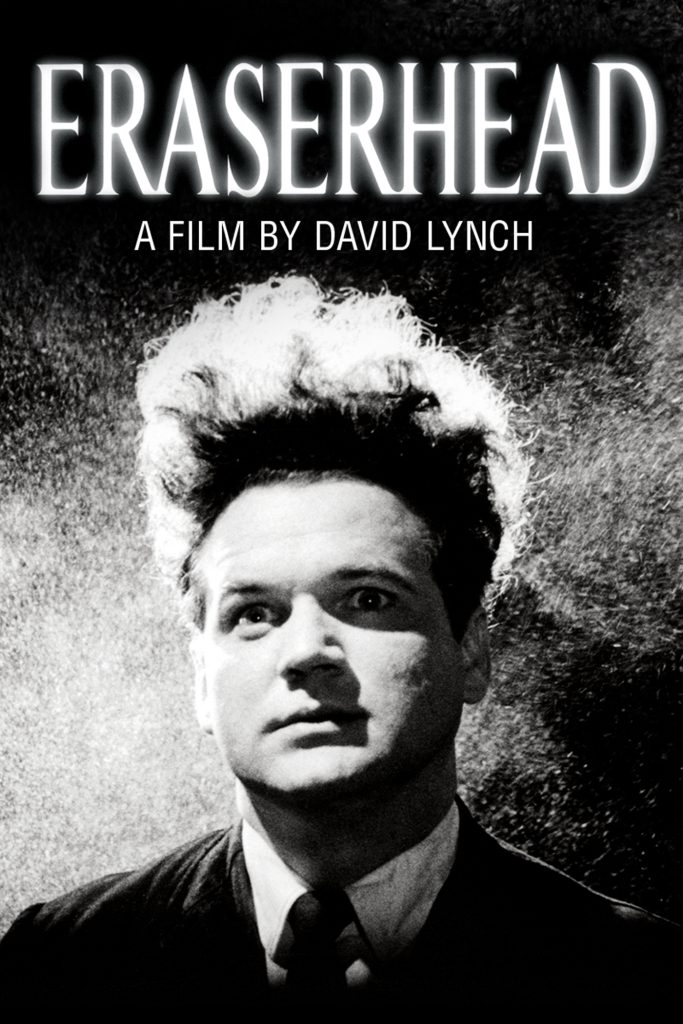 David Lynch psychological horror film Eraserhead 1977 poster